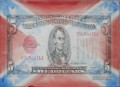 US Dollar Bargeld Guaschgemälde Bleistift 2